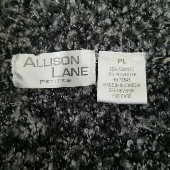 Allison Lane Women's Zip-Up Sweater Vest - Color Gray - Size PL - Picture 7 of 7